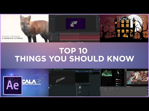 After Effects: Top 10 Things You Should Know How To Create