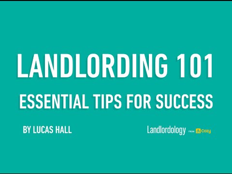 Webinar: Landlording 101 (Dec 15, 2015) Essential Tips for being a Successful Rental Manager, Cozy