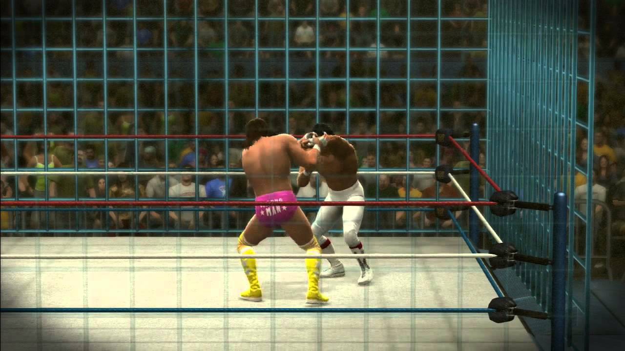 WWE 2K14 - Macho Man vs Ricky Steamboat - Steel Cage Match (Gameplay ...