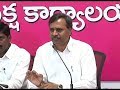 TRS leader, Palla Rajeswar Reddy press meet