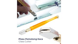 Pratinjau video produk KNIFEZER Pisau Pemotong Kaca Glass Cutter Diamond Cutting Tool - L9