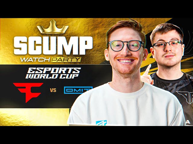 FAZE VS OMIT!! SCUMP WATCH PARTY - ESPORTS WORLD CUP DAY 2