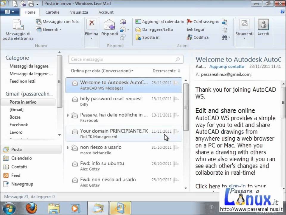 POSTA HOTMAIL CON THUNDERBIRD SCARICARE