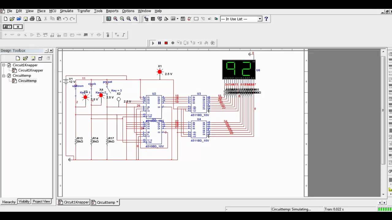 Multisim simple counter circuit - YouTube construct a logic circuit diagram 