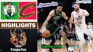 Boston Celtics vs Cleveland Cavaliers GAME 2nd QTR HIGHLIGHTS  Nov 19, 2024 | 2024-2025 NBA CUP