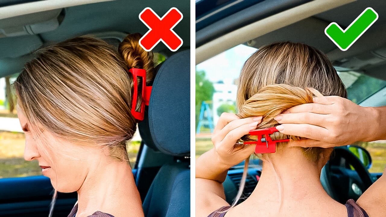 💇‍♀️ Easy Hairstyles & Random Hacks to Look Good Anytime! ✨