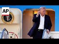 Iran talks are going OK: Trump tells reporters on Air Force One