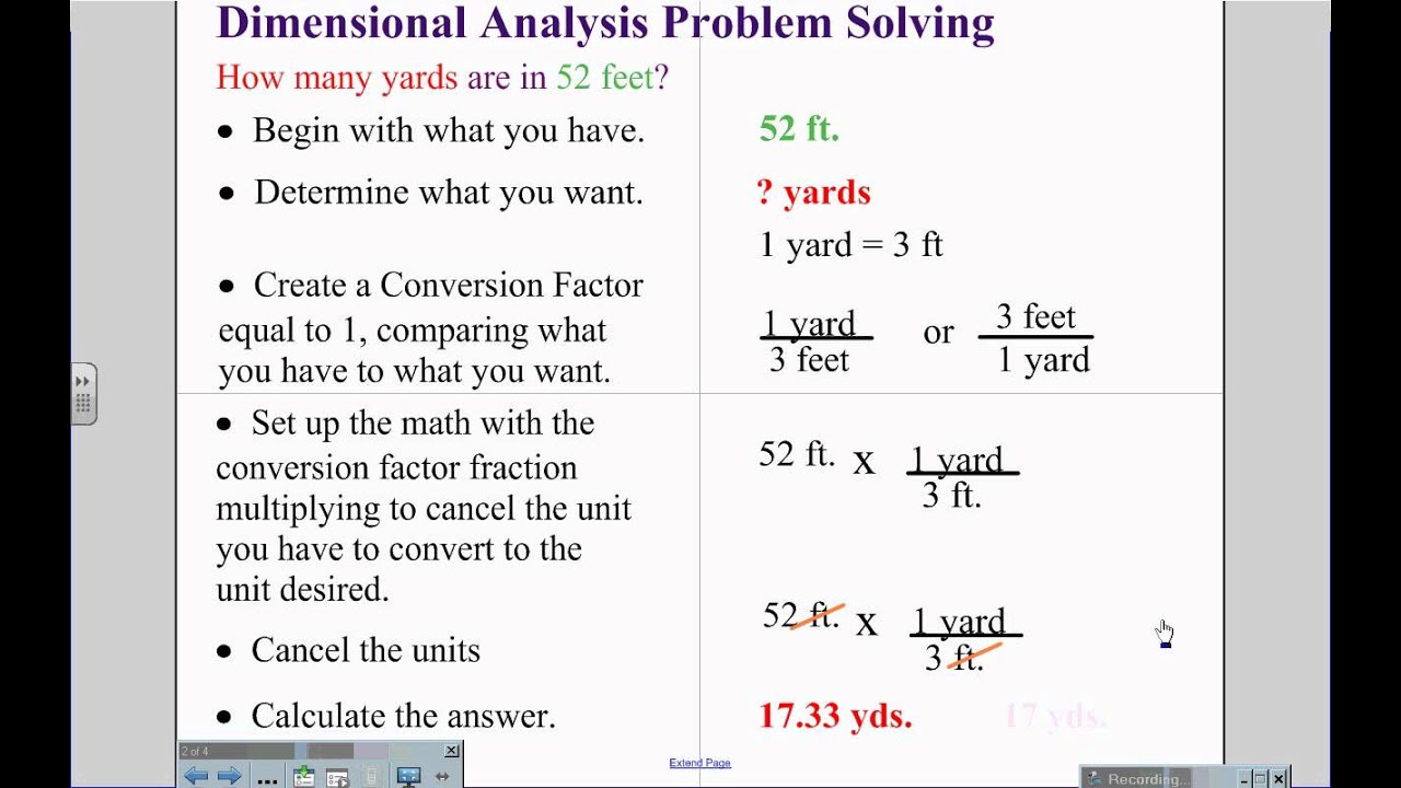 Problem solving analysis