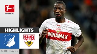 VfB Dominated! With 56 Points Into the Break | Hoffenheim — Stuttgart 0-3 | Highlights — Matchday 26