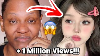 Korean Makeup Transformation Asian Without Plastic Surgery!! #makeup