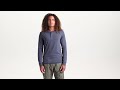 district dt145 perfect tri ® long sleeve henleyvideo thumbnail