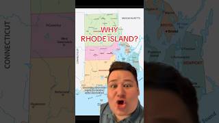 WHY IS IT RHODE ISLAND #history #rhodeisland #rhodeislandred #ri #usa #america #map #geography