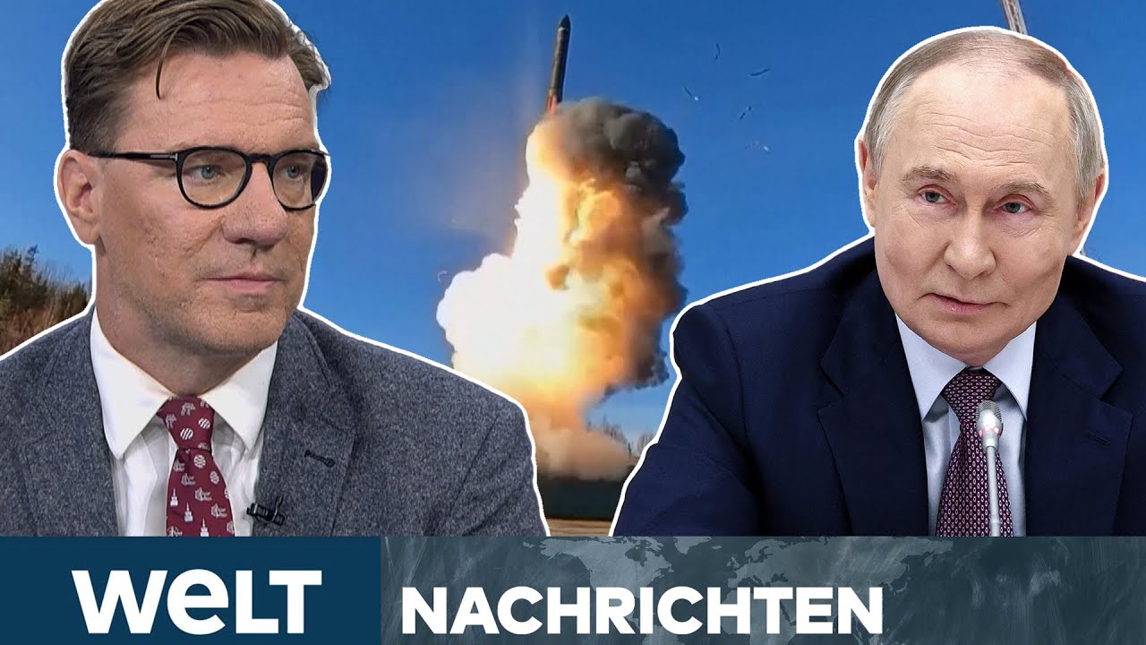 UKRAINE-KRIEG: Putin zündelt mit neuem Marschflugkörper! – Was bezweckt der Kreml? I WELT LIVESTREAM