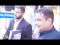 Nitin Gadkari Arrives for Madhya Pradesh Designate CM Mohan Yadav Swearing-In Ceremony in Bhopal