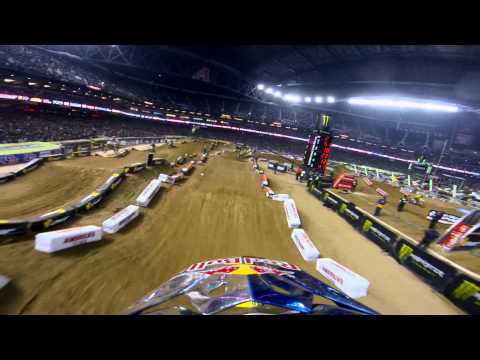 GoPro HD: James Stewart Main Event Lap 2013 Monster Energy Supercross Phoenix 