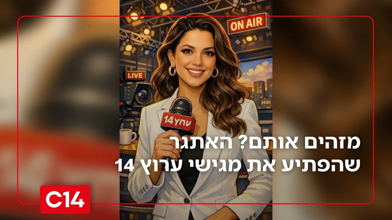 מזהים אותם? האתגר שהפתיע בשידור חי את מגישי ערוץ 14