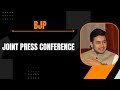 Joint Press Conference by Pratap Simha, Tejasvi Surya,  PC Mohan & other MPs at BJP HQ
