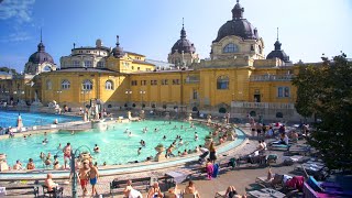 Visit the Széchenyi Spa in Budapest, Hungary