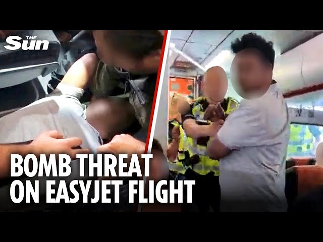 我有炸彈！男乘客機艙內高喊「川普去死」 乘客聯手壓制畫面曝光