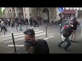 Paris police use tear gas to disperse protesters during May Day march  - 01:04 min - News - Video