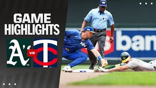 A's vs. Twins Game 1 Highlights (6/16/24) | MLB Highlights