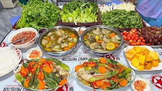 Mừng Bếp Mới Nhà Anh Khải Chị Ly “Lai Rai” Hai Món Cá Hấp, Lẩu Gà | MTQH