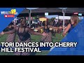 Tori dances her way through Cherry Hill festival