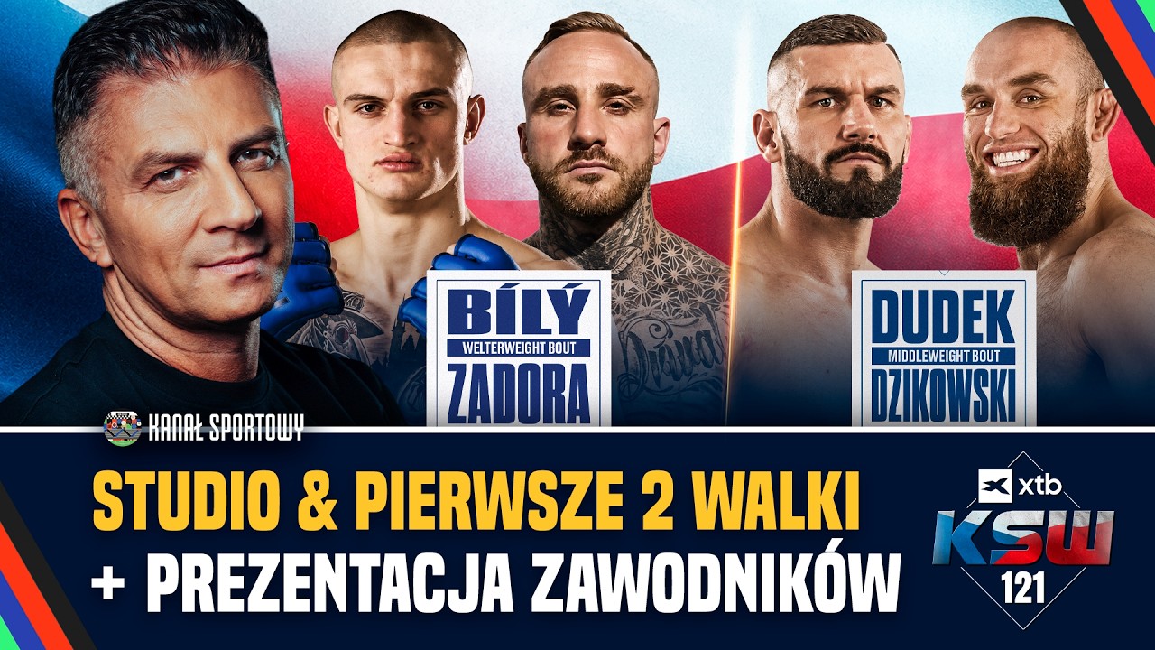 Xtb ksw 121 | 2 walki + studio i prezentacja zawodników na żywo: borek i goście zapraszają!