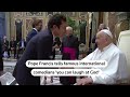 Pope tells comedians you can also laugh at God | REUTERS