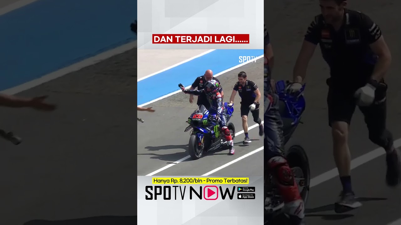 #MotoGP 🏍 - Abis bengsin lagi~ 🙂 #FrenchGP #FabioQuartararo