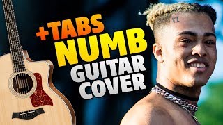 XXXTentacion - Numb (Fingerstyle Guitar Cover With Tabs And Karaoke Lyrics)