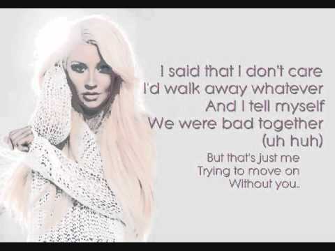 JUST A FOOL (Video Lyrics) - Christina Aguilera