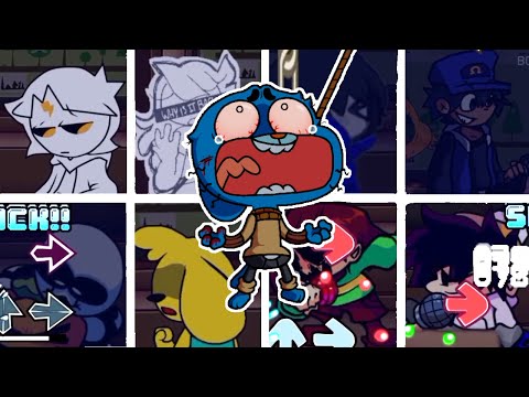 The Grieving Of Friday but Every Turn a Different Characte 🎶 (FNF, but everyone sings it) Playable
