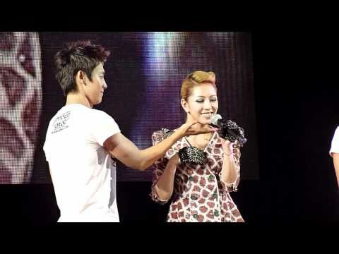 BoA * punches Donghae Moment @ SMTOWN LIVE LA 2010