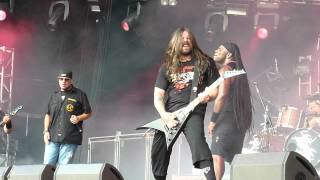 Sepultura feat. Tim 'Ripper' Owens - Territory, live @ Bloodstock Festival 2012