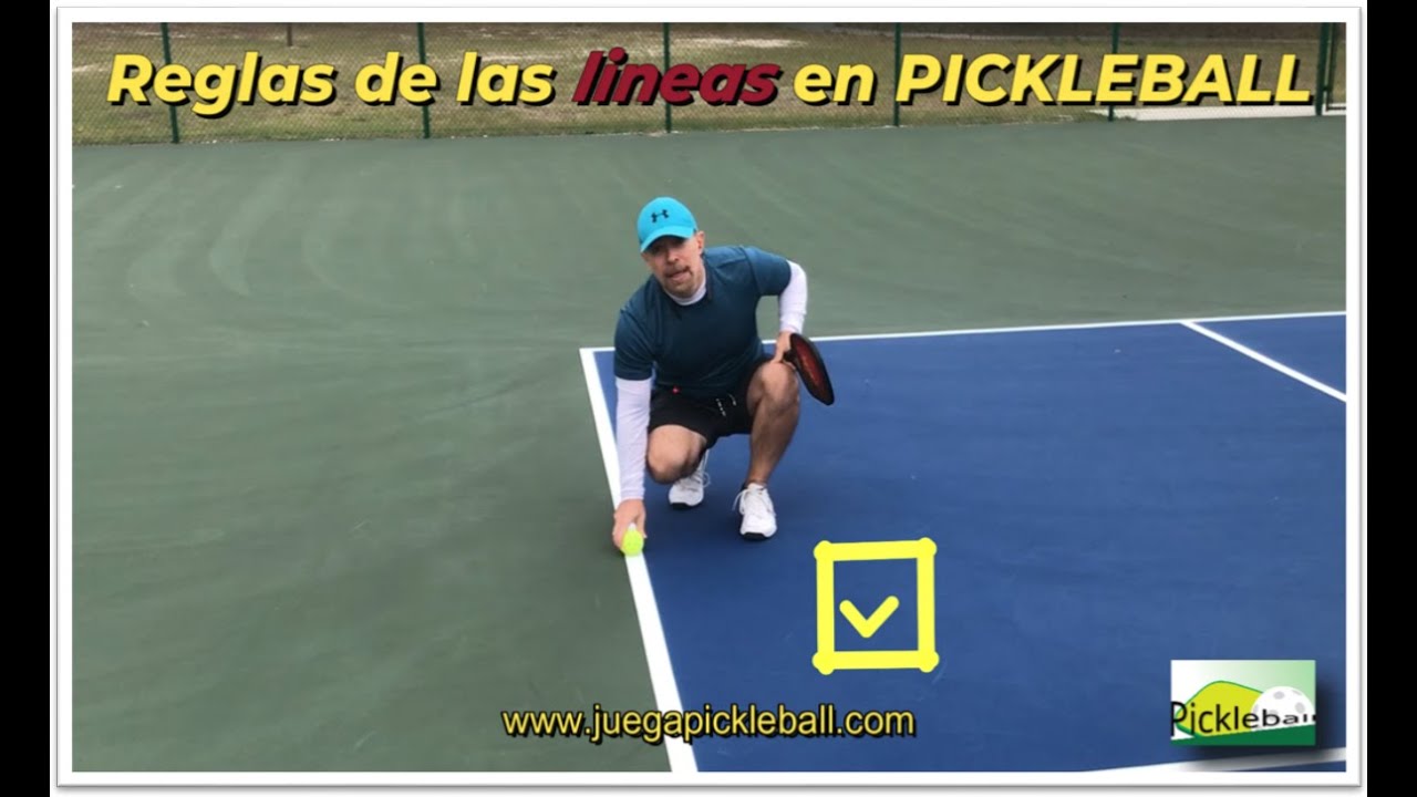 Lineas en la cancha de Pickleball y sus Reglas