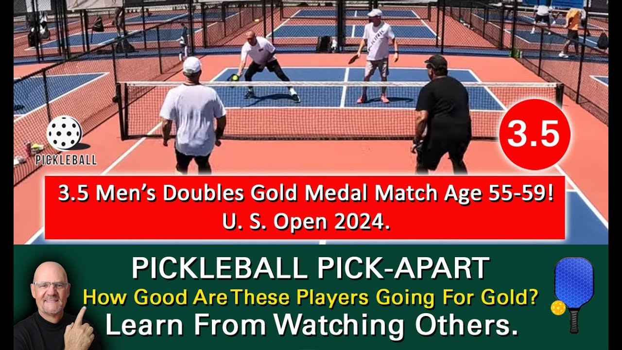 Pickleball! How Would You Do Against These Players Playing For 3.5 Gold Medals At The 2024 U S Open?
