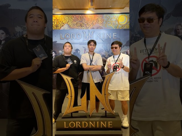 บรรยากาศงานเปิดตัว LORDNINE เจอกัน 31 กรกฎาคมนี้ #LORDNINE #MMORPG #LORDNINEPressConTH