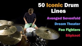 50 Iconic Drum Lines