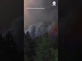 Timelapse of wildfire in Butte county, California