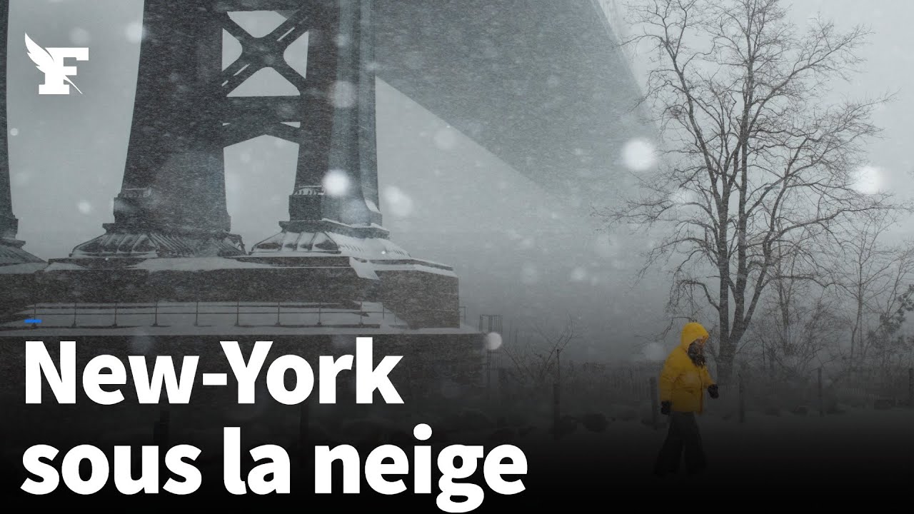 Les New-Yorkais profitent de la neige : «On a tous besoin d'un peu de légèreté et de gaîté»