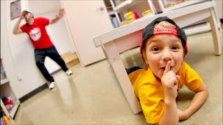 Dad & Son HIDE AND SEEK!