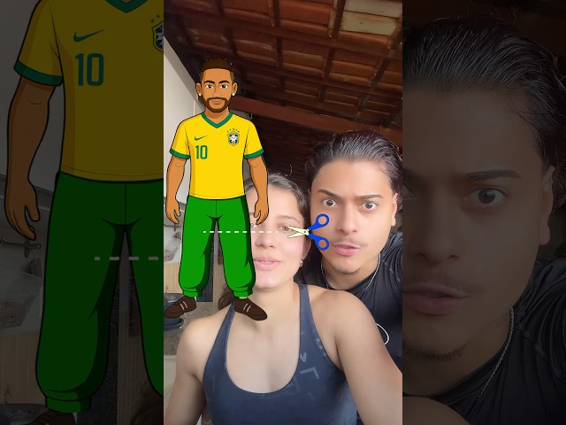 É IMPOSSÍVEL cortar a CALÇA do NEYMAR! 😱 #shorts