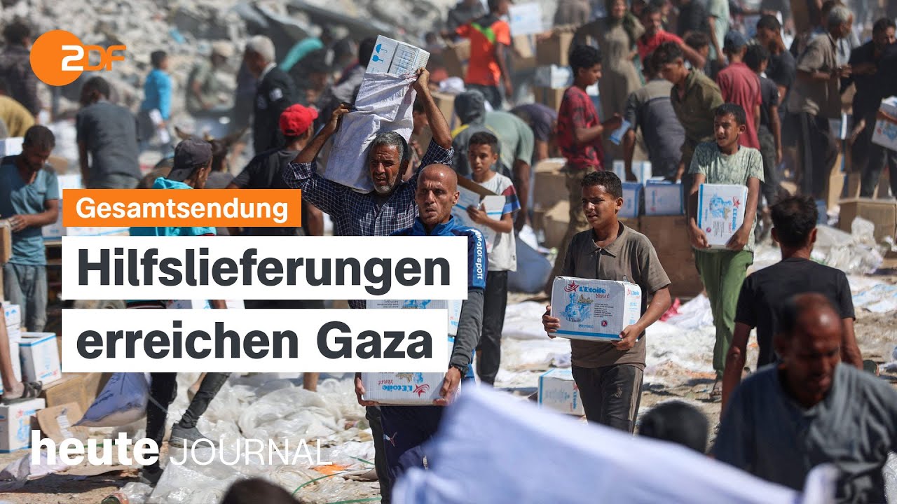 heute journal vom 12.10.25 Tel Aviv erwartet Heimkehr der Geiseln, Sondervermögen, EU-Chatkontrolle