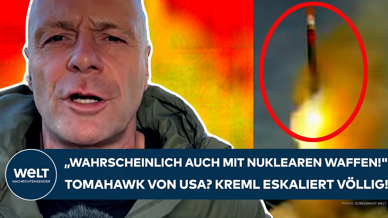 UKRAINE-KRIEG: "Sehe, dass das die Russen nervös macht" Tomahawk von USA? Peskow eskaliert völlig