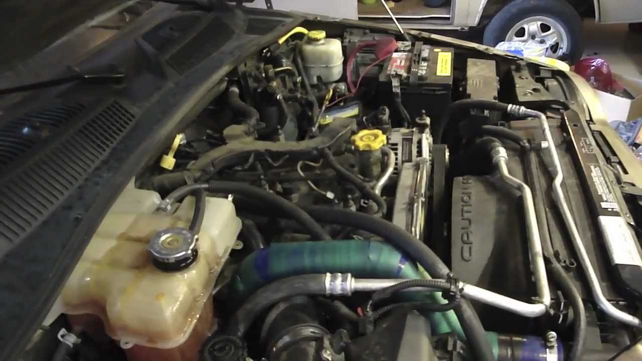 Jeep Liberty CRD Turbo Diesel Timing Belt Replacement ... 2008 pt cruiser engine diagram 