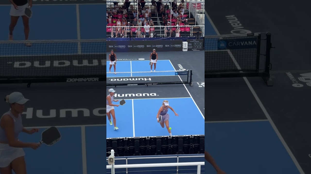 One of the best runs in pickleball history 😧 You didn’t dream this Kawamoto masterpiece