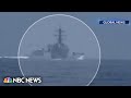 Chinese warship has close call with American destroyer in Taiwan Strait