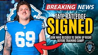 BREAKING NEWS: Tate Ratledge FINALLY Signs His Rookie Deal With the Detroit Lions