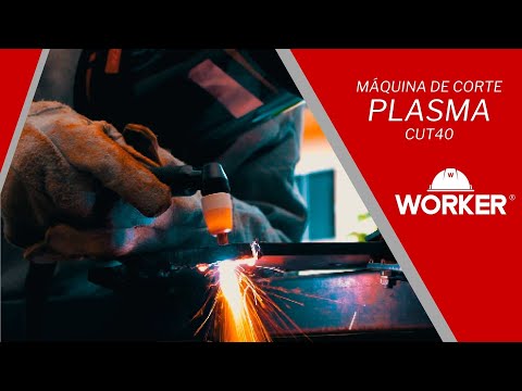 Máquina de Corte Plasma Cut40 40A 10mm 4bar 220V Worker - Vídeo explicativo